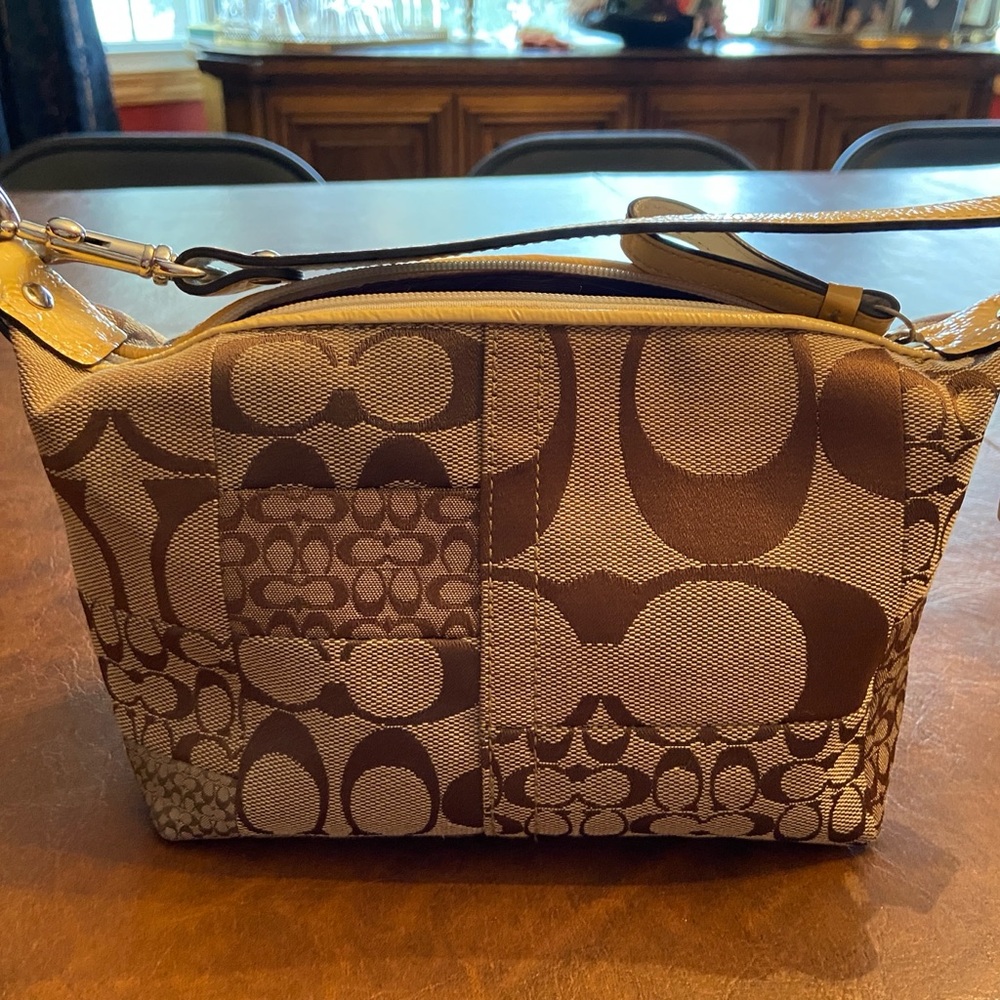 Brown Patterned Women's Bag
